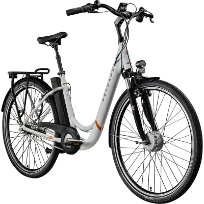Zündapp Z517 E Bike 28 Zoll Pedelec Hollandrad E Fahrrad Damen 160 - 185 cm mit 7 Gang Nabenschaltung Rücktritt Citybike Nabenmotor