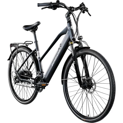 Zündapp Z810 E Bike Damen Trekkingrad ab 165 cm Elektrofahrrad 550 Wh Pedelec Trekking Rad Fahrrad mit 8 Gang und Beleuchtung StVZO