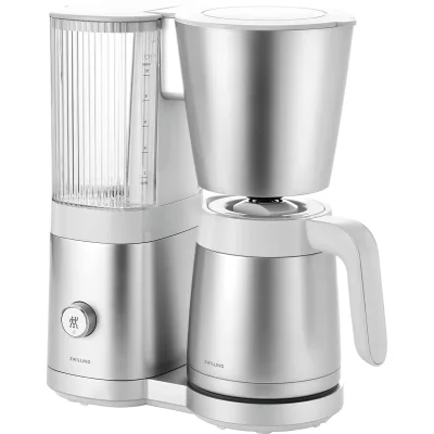 Enfinigy Silber-Weiß Filterkaffeemaschine